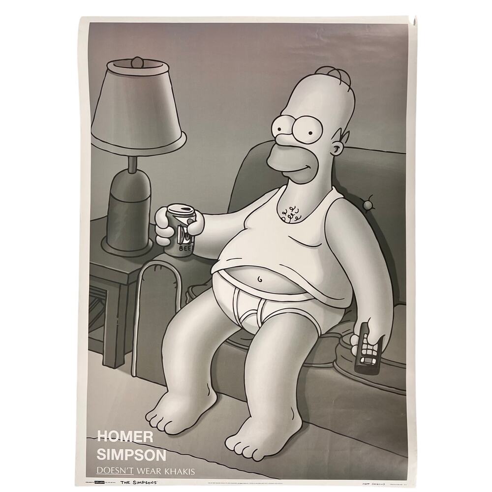 Homer Simpson Doesn’t Wear Khakis Ppster Large 35 x 25